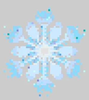 A Snowflake Схема Термомозаики (Бесплатная Печать)
