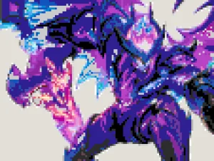 Aatrox Схема Термомозаики (Бесплатная Печать)