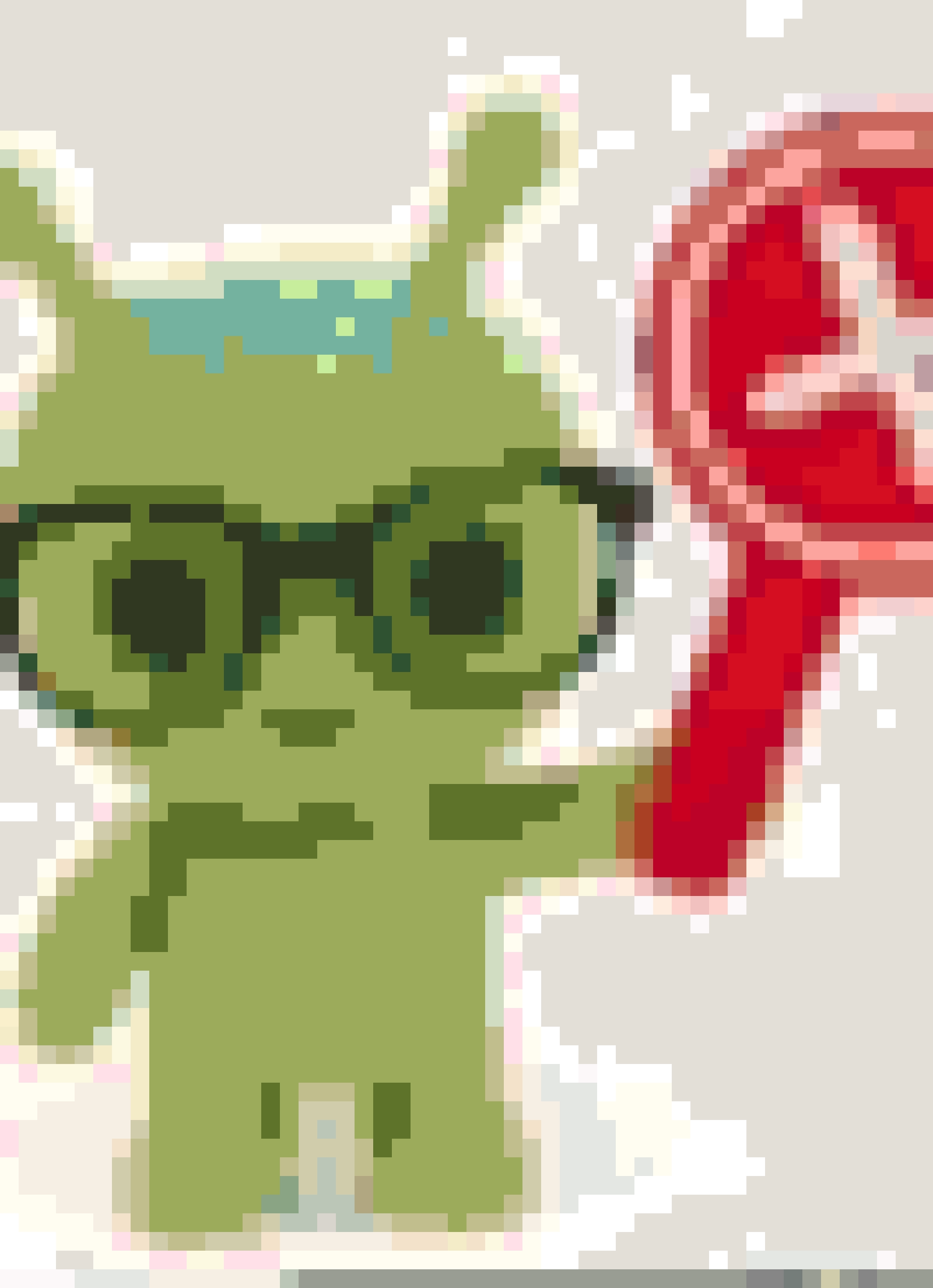 Alien fuse bead pattern