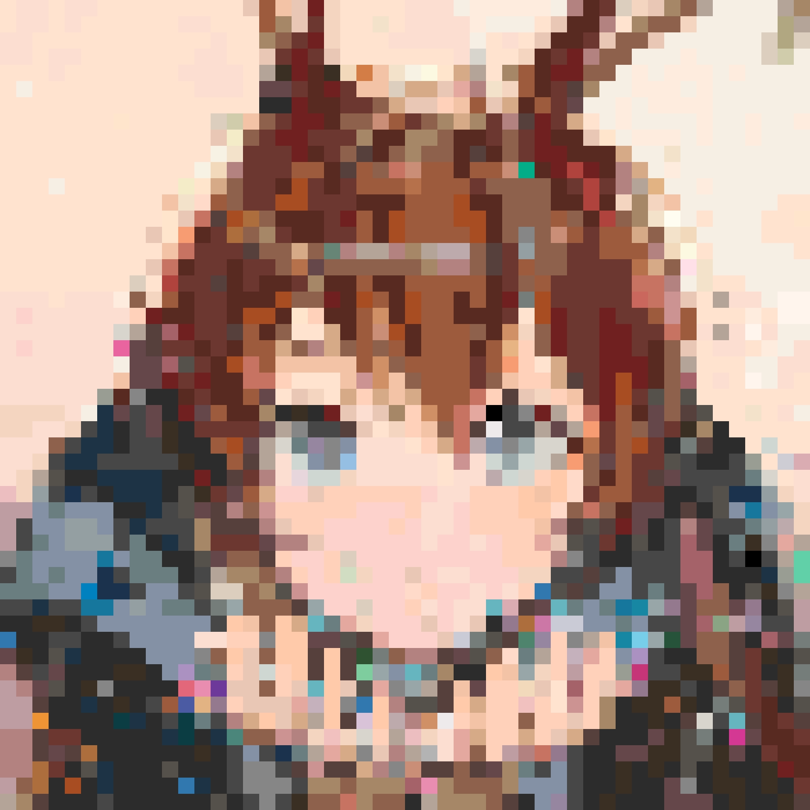 Amiya fuse bead pattern