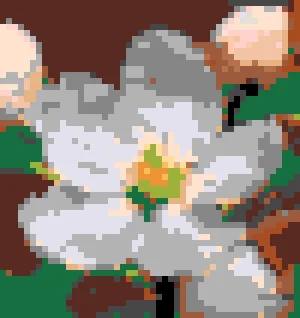 Apple Blossom نمط خرز دمج (طباعة مجانية)