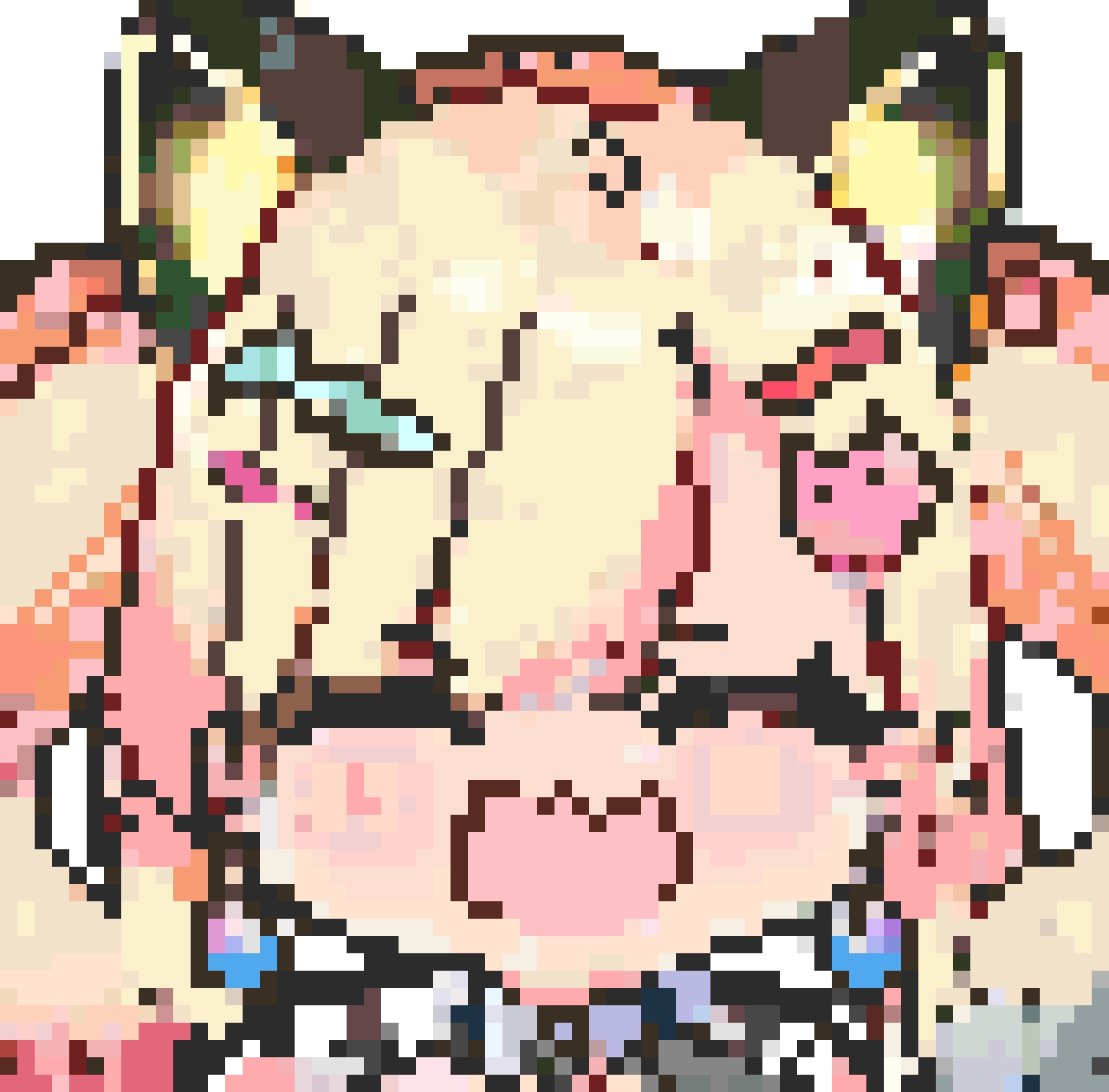 Arale 3 fuse bead pattern