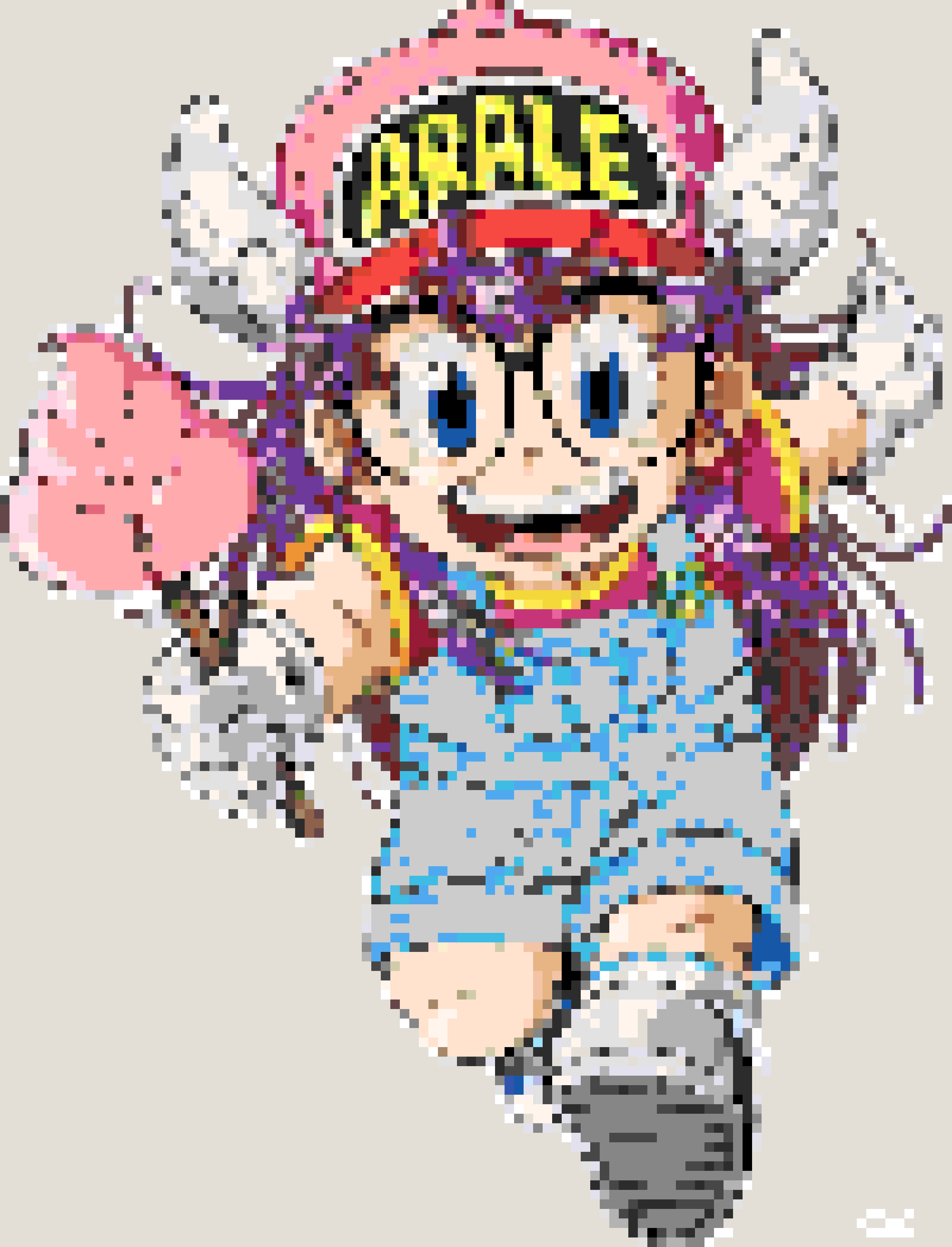 Arale fuse bead pattern