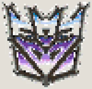 Autobot 3 アイロンビーズ図案（無料プリント）