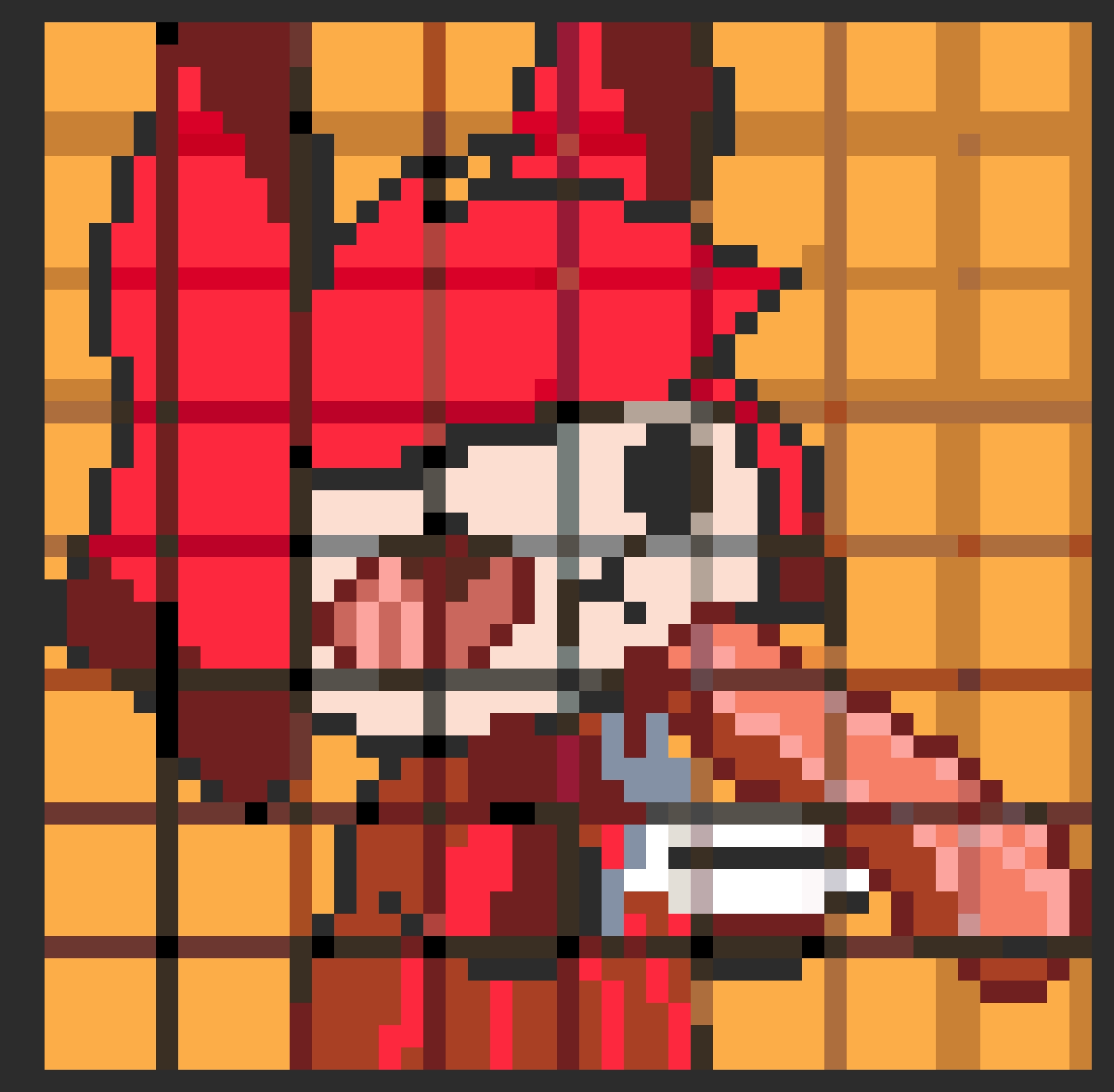 Bacon fuse bead pattern