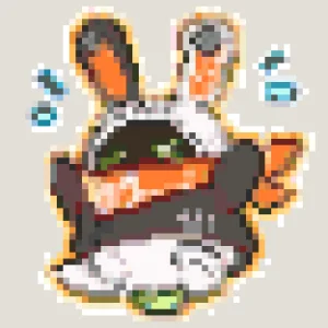 Bangboo アイロンビーズ図案（無料プリント）