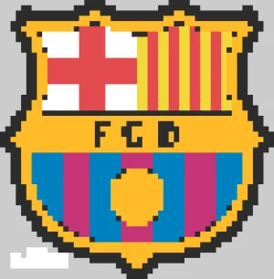 Barcelona 2 Patrón de Cuentas de Fusión (Imprimible Gratis)