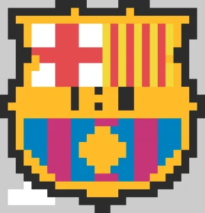 Barcelona 퓨즈 비즈 도안 (무료 인쇄)