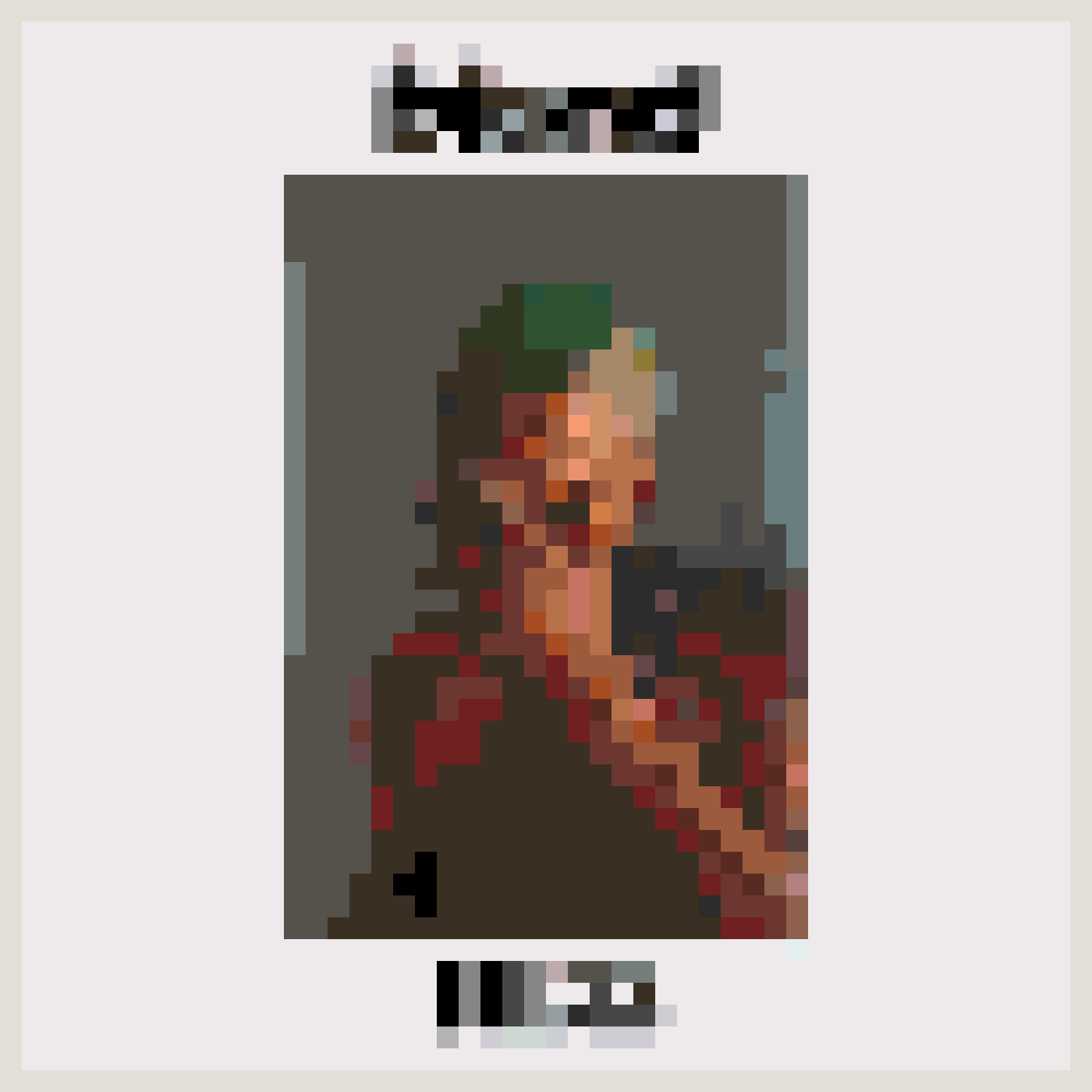 Blonde Album 2 fuse bead pattern