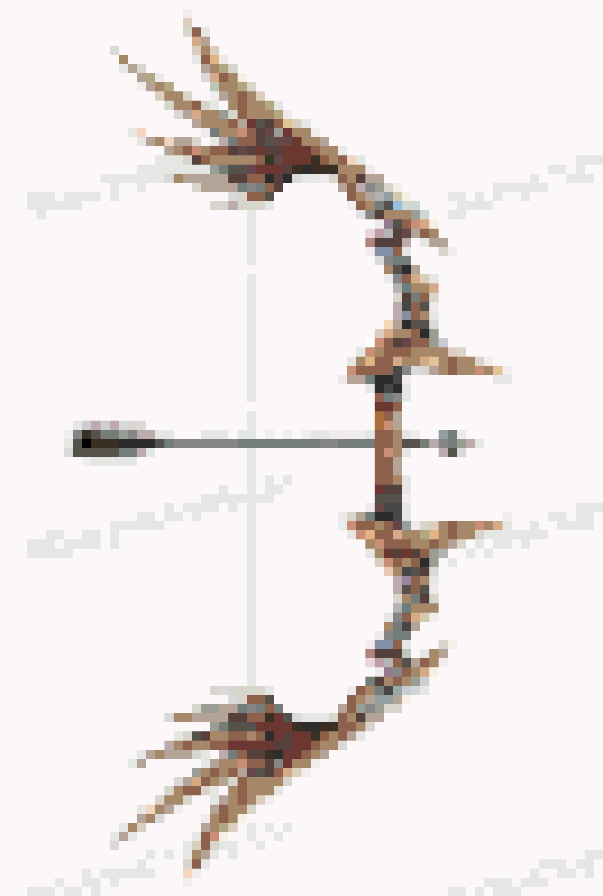 Bow and Arrow 2 fuse bead pattern