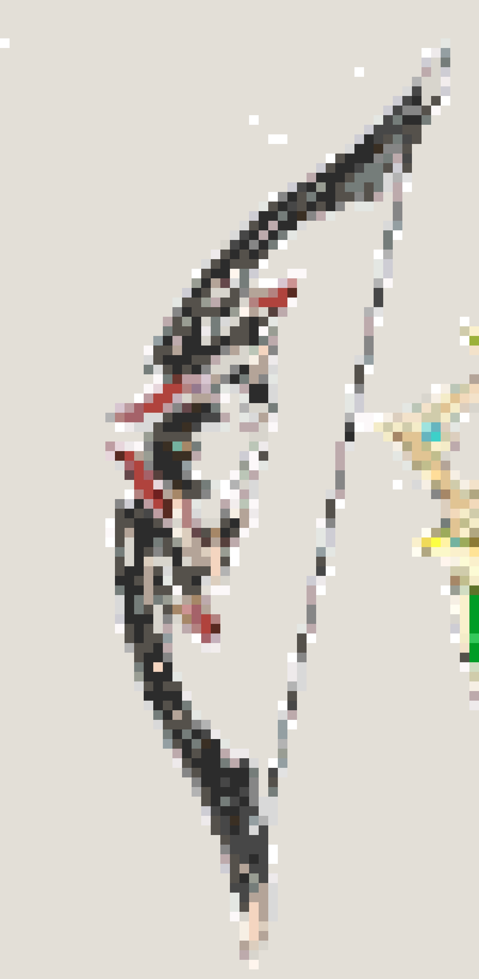 Bow and Arrow 4 fuse bead pattern
