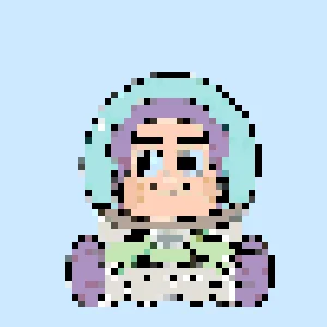 Buzz Lightyear Fuse Bead Pattern (Free Printable)