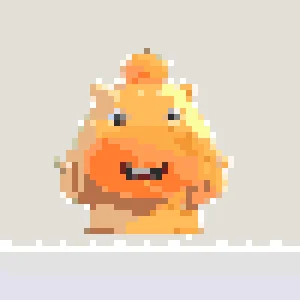 Capybara 3 Fuse Bead Pattern (Free Printable)