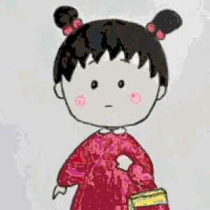 Chibi Maruko Fuse Bead Pattern (Free Printable)