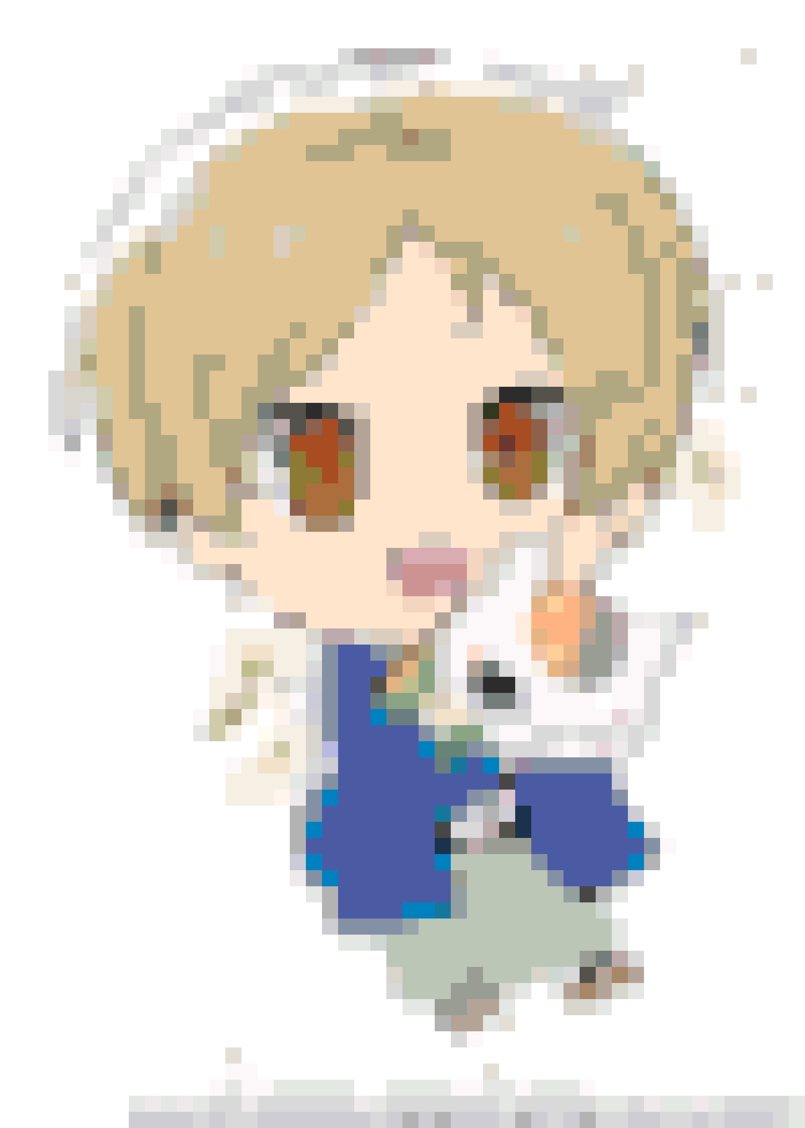 Chibi Natsume 2 fuse bead pattern