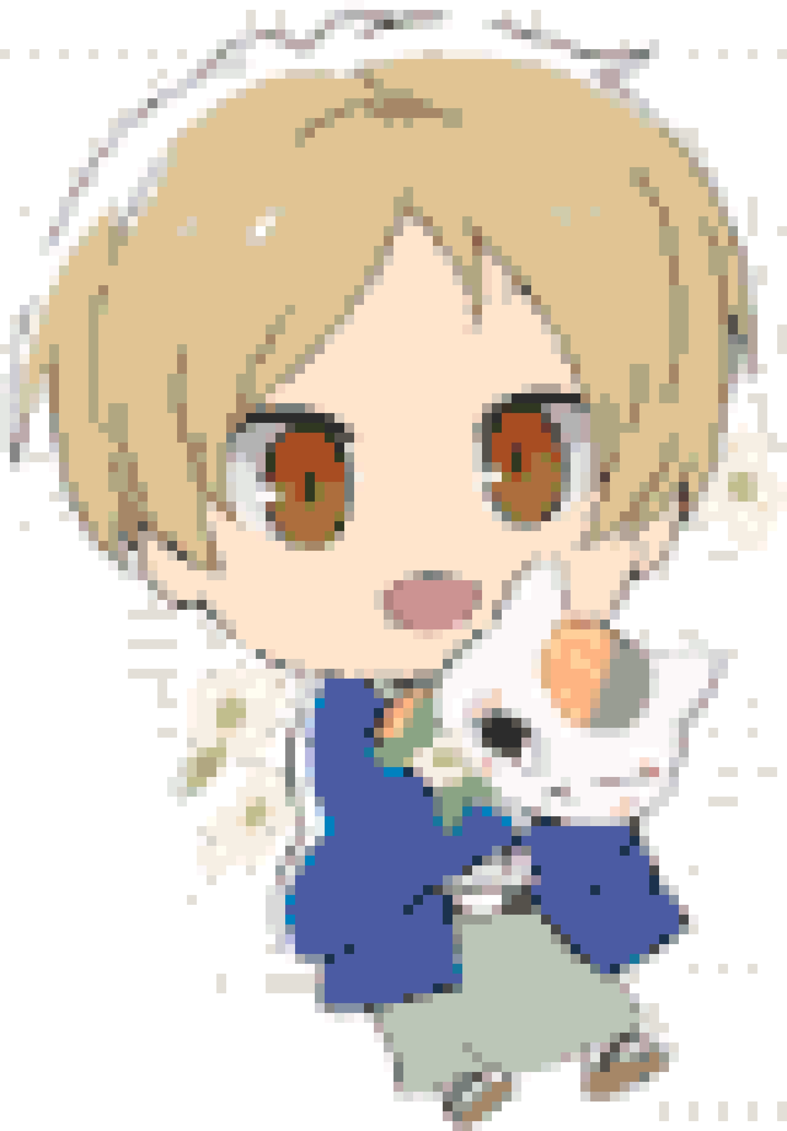 Chibi Natsume fuse bead pattern