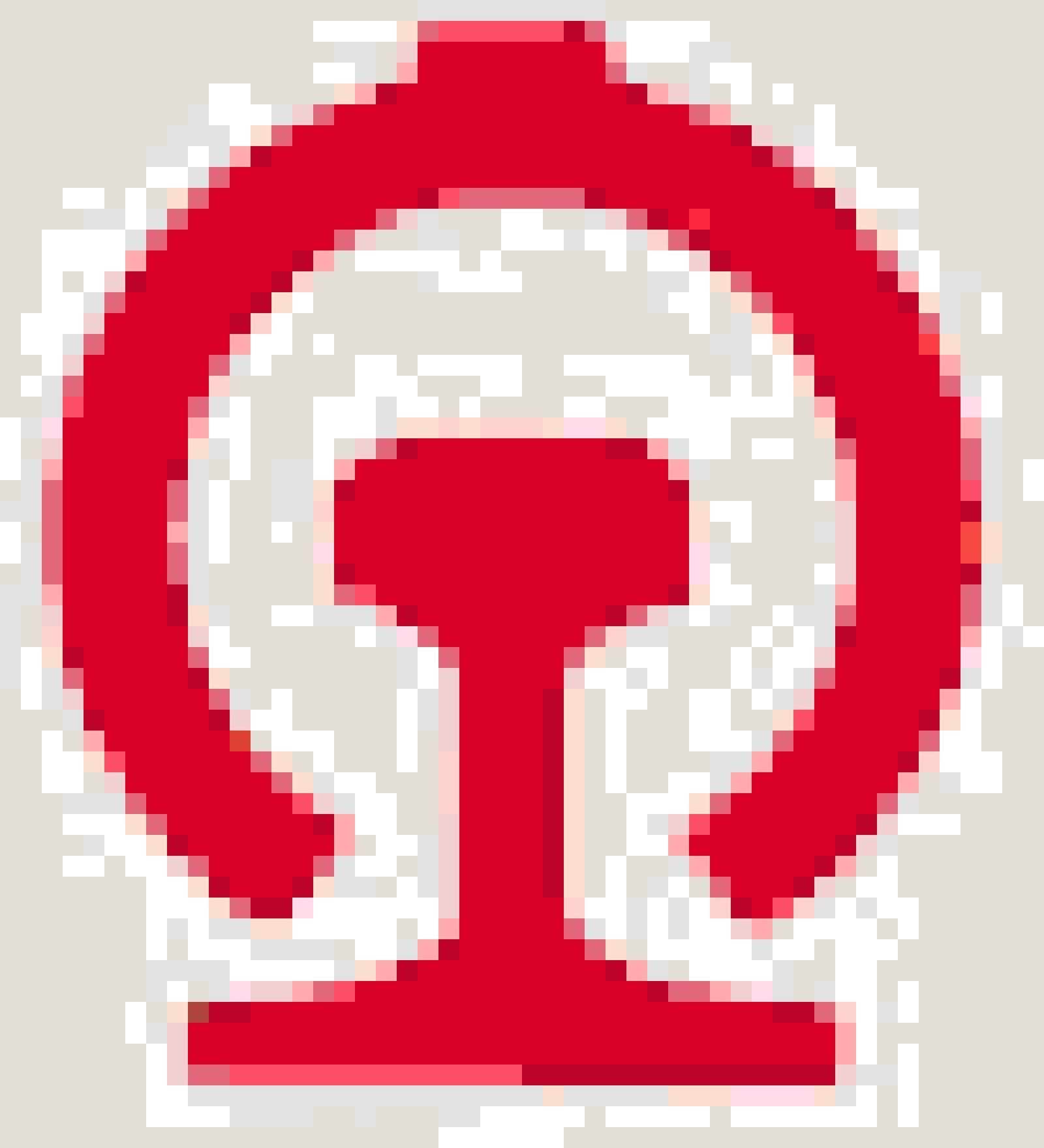 China Railway Logo fuse bead pattern
