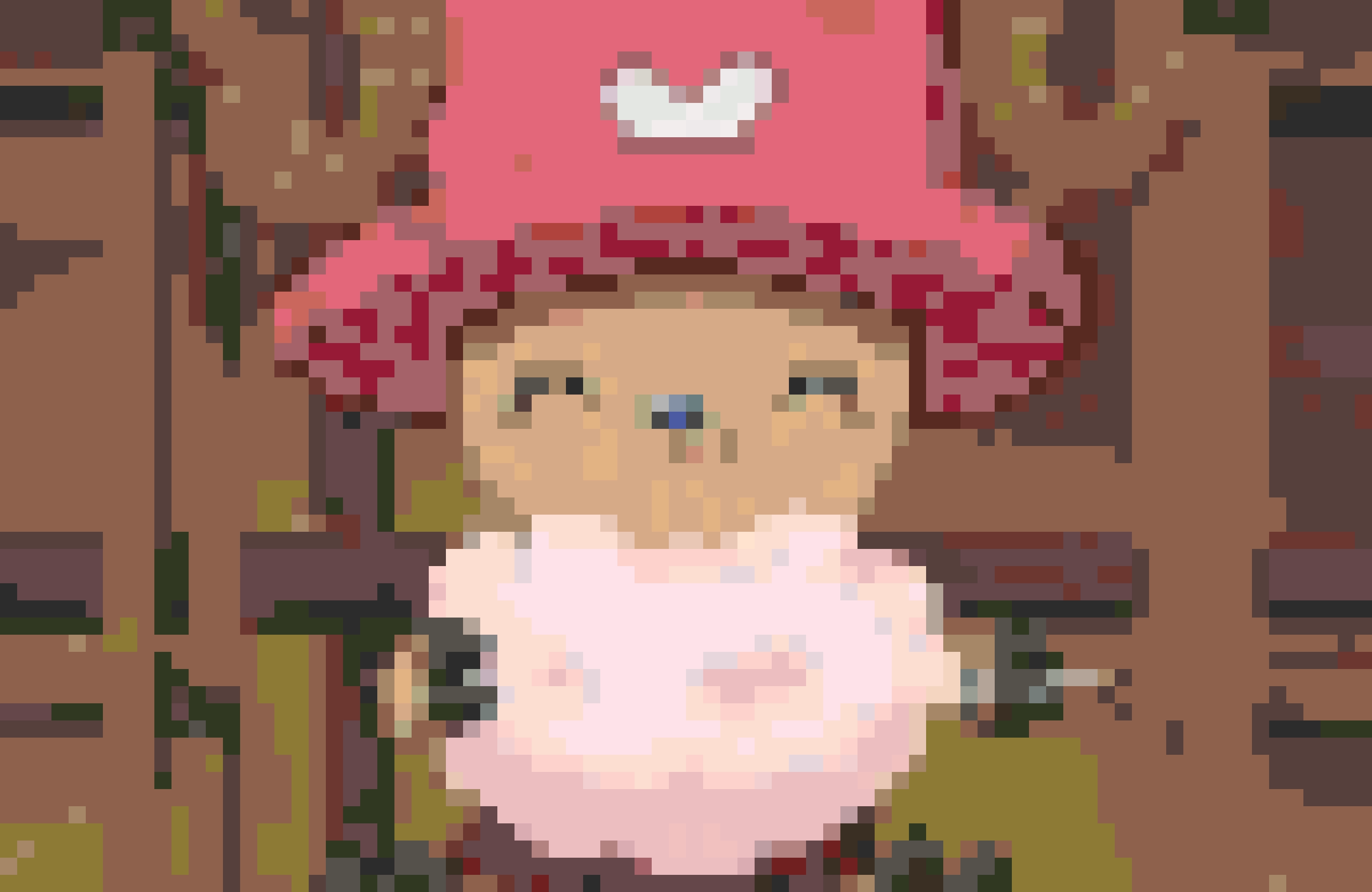 Chopper Cotton Candy fuse bead pattern