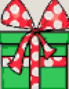 Weihnachtsgeschenk Bügelperlen-Muster (Kostenlos Druckbar)