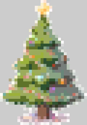 Christmas Tree Motif de Perles à Repasser (Imprimable Gratuit)