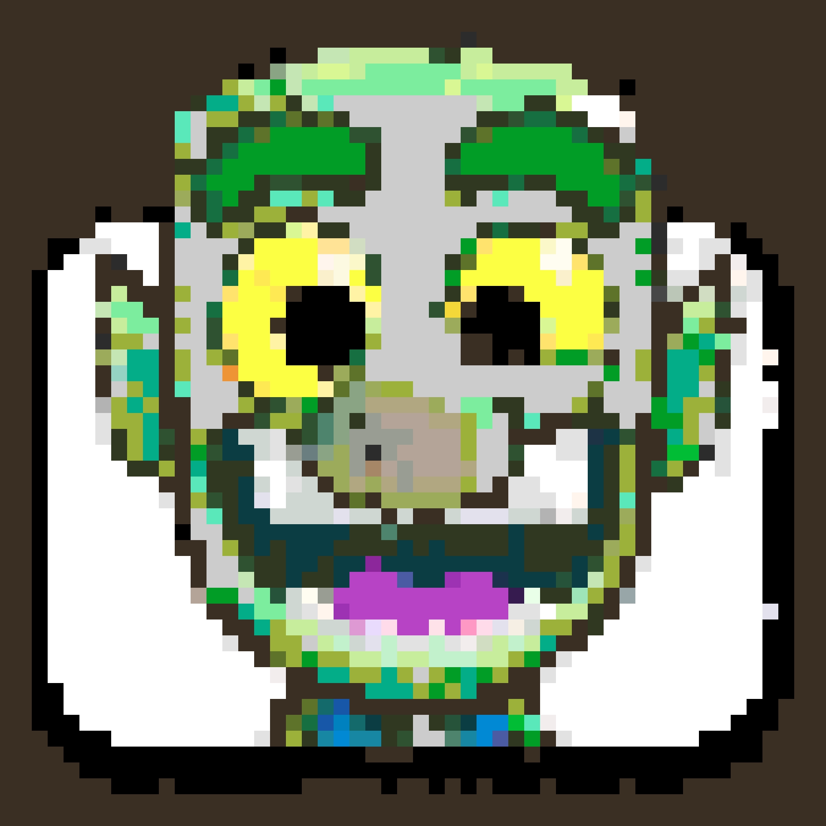 Clash Royale Emote fuse bead pattern