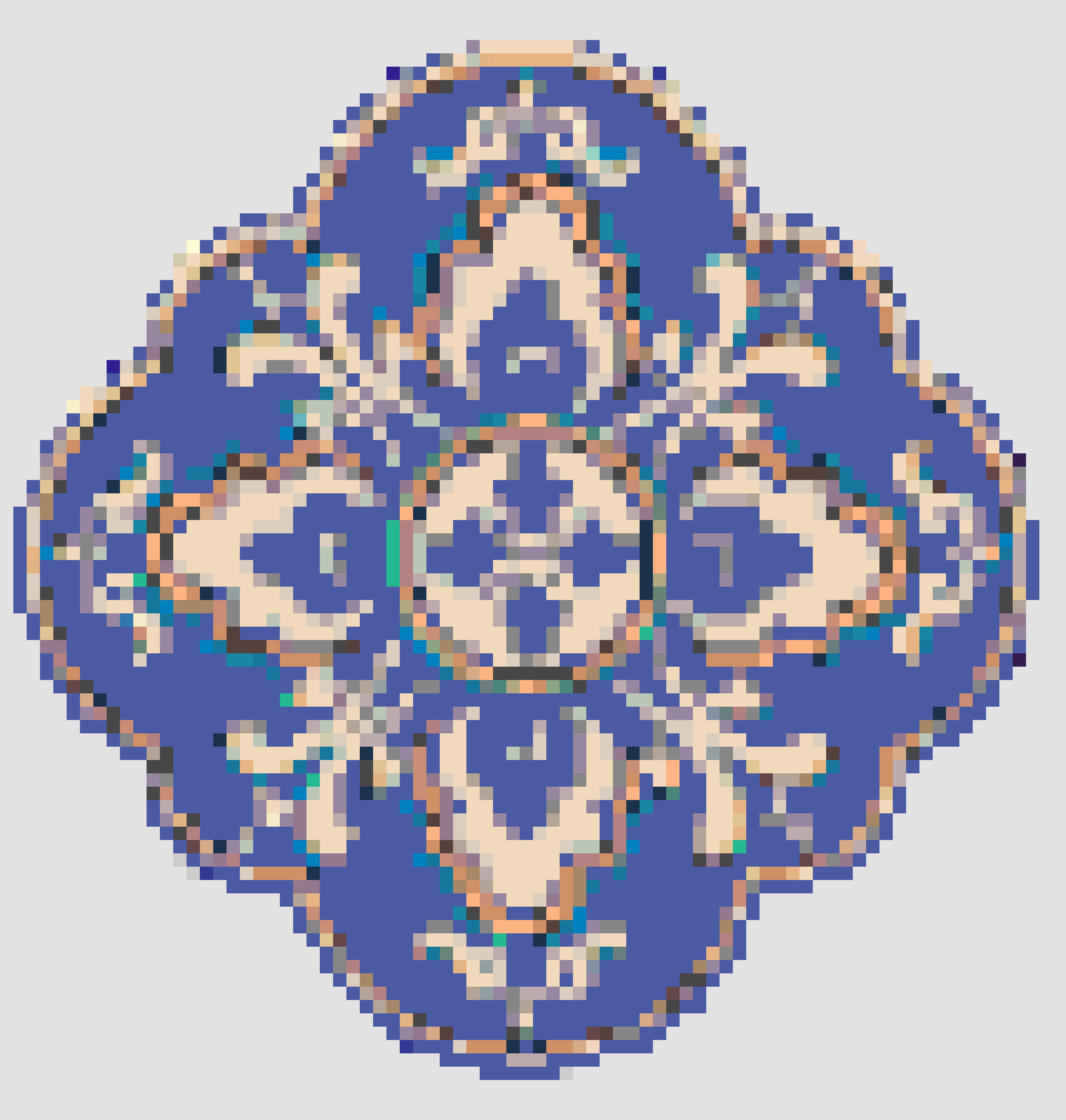Coaster Pattern fuse bead pattern
