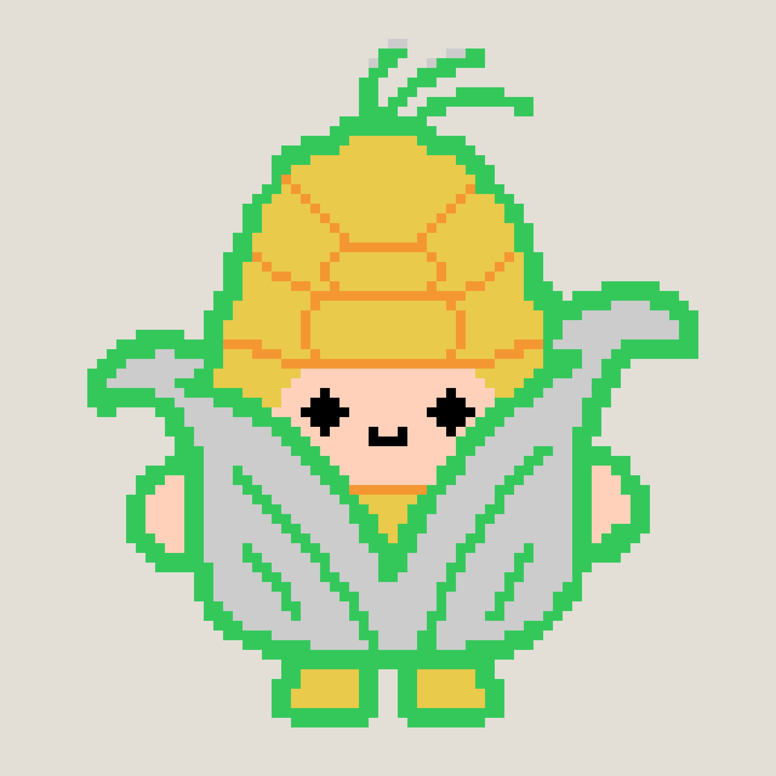 Corn 2 fuse bead pattern