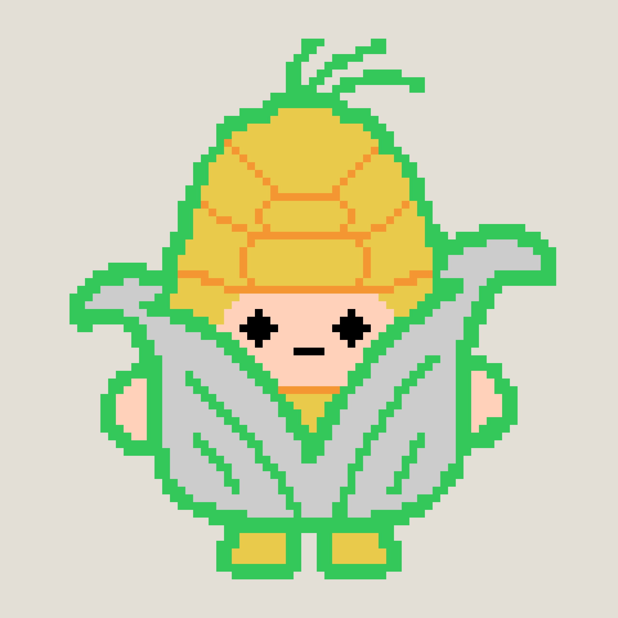 Corn 4 fuse bead pattern