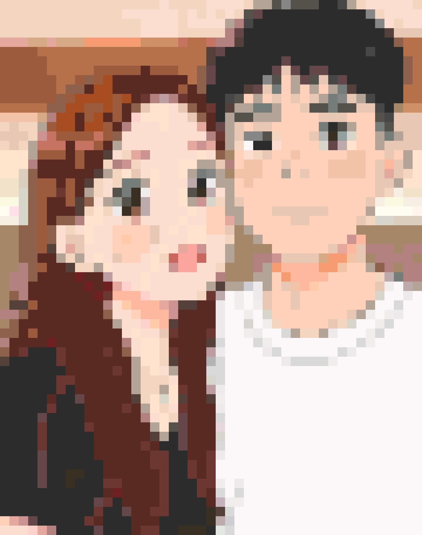 Couple Bead Art 2 fuse bead pattern