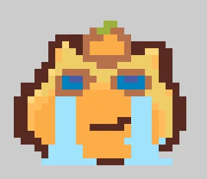 Crying Emoji Lulu 퓨즈 비즈 도안 (무료 인쇄)