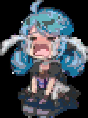 Crying Gwen 2 퓨즈 비즈 도안 (무료 인쇄)