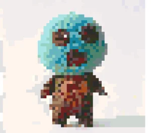 Cute Alien Patrón de Cuentas de Fusión (Imprimible Gratis)