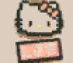 Cute Cat 2 Padrão de Contas de Fusão (Imprimível Grátis)