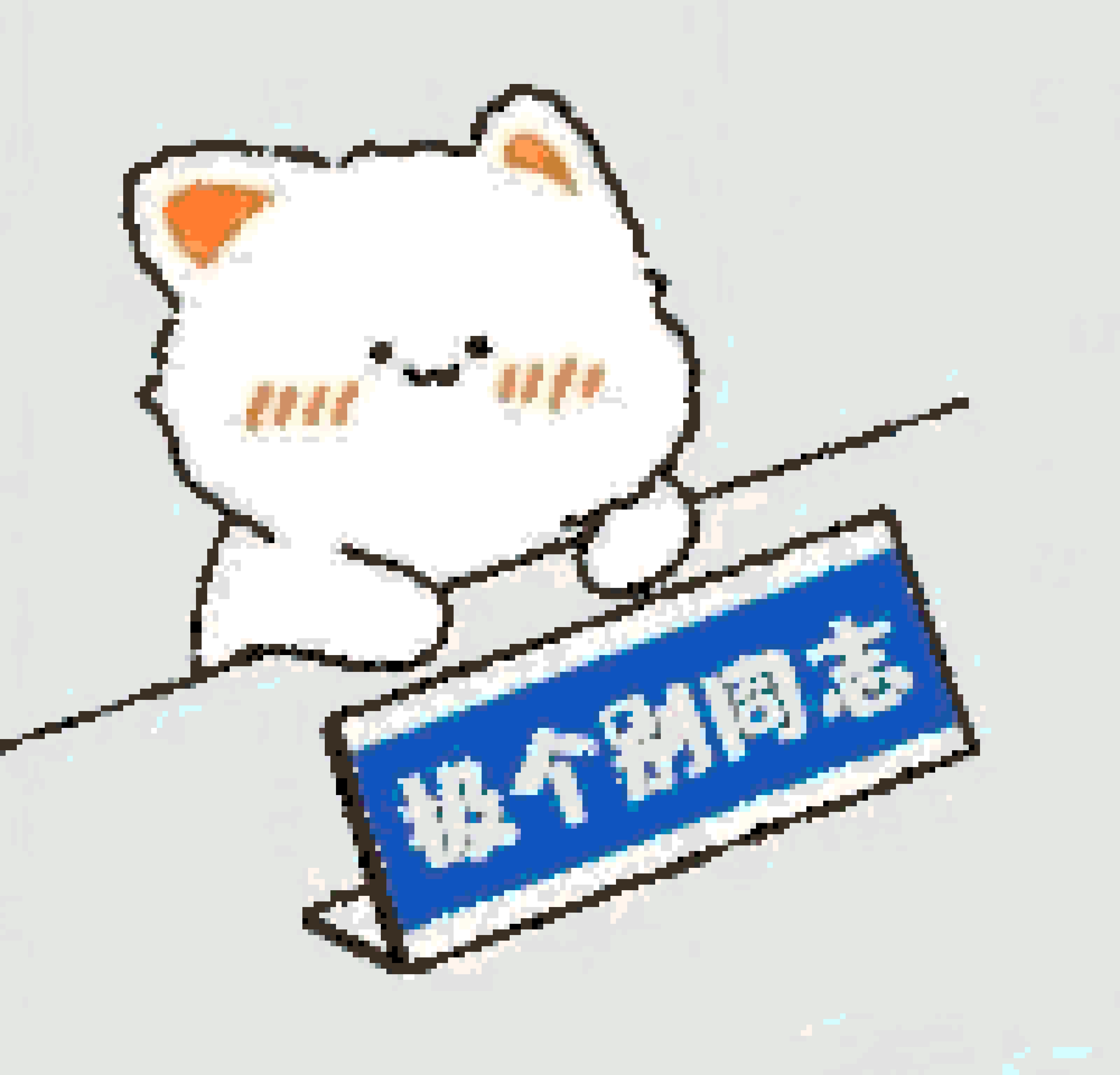 Cute Cat Bügelperlen-Muster - druckbares Diagramm mit Perlenmengen