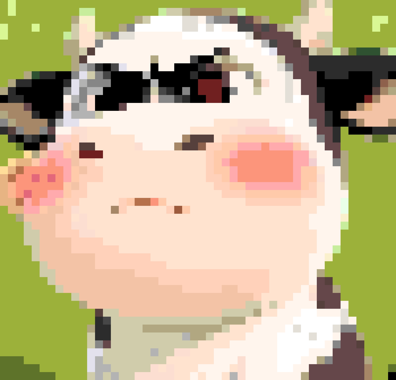 Cute Cow fuse bead pattern