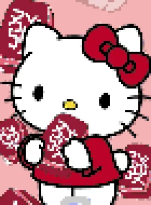 Cute Kitty 2 Motif de Perles à Repasser (Imprimable Gratuit)