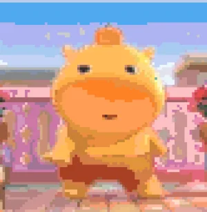 Dancing Capybara Lulu 퓨즈 비즈 도안 (무료 인쇄)