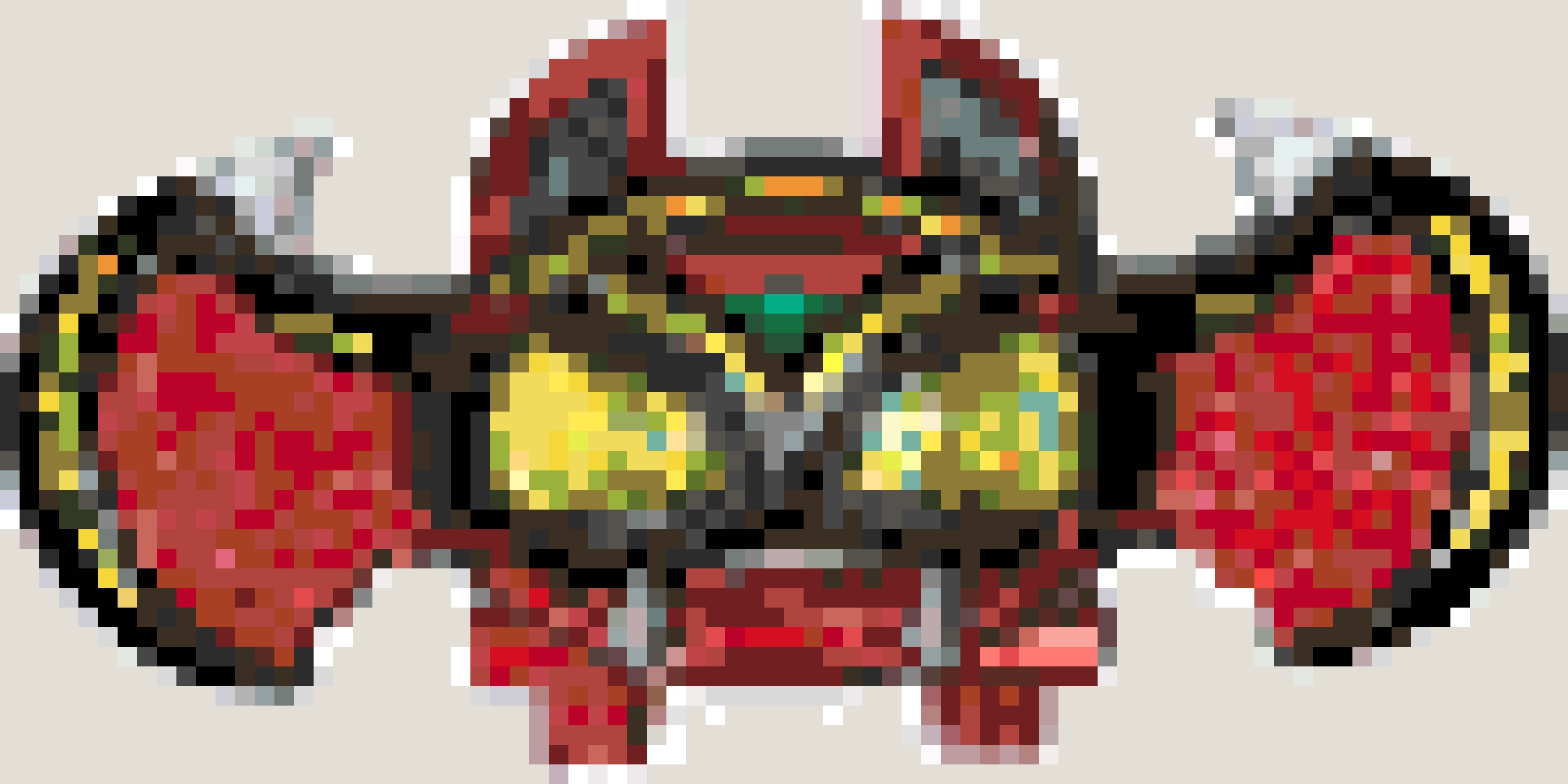 Dark Kiva fuse bead pattern