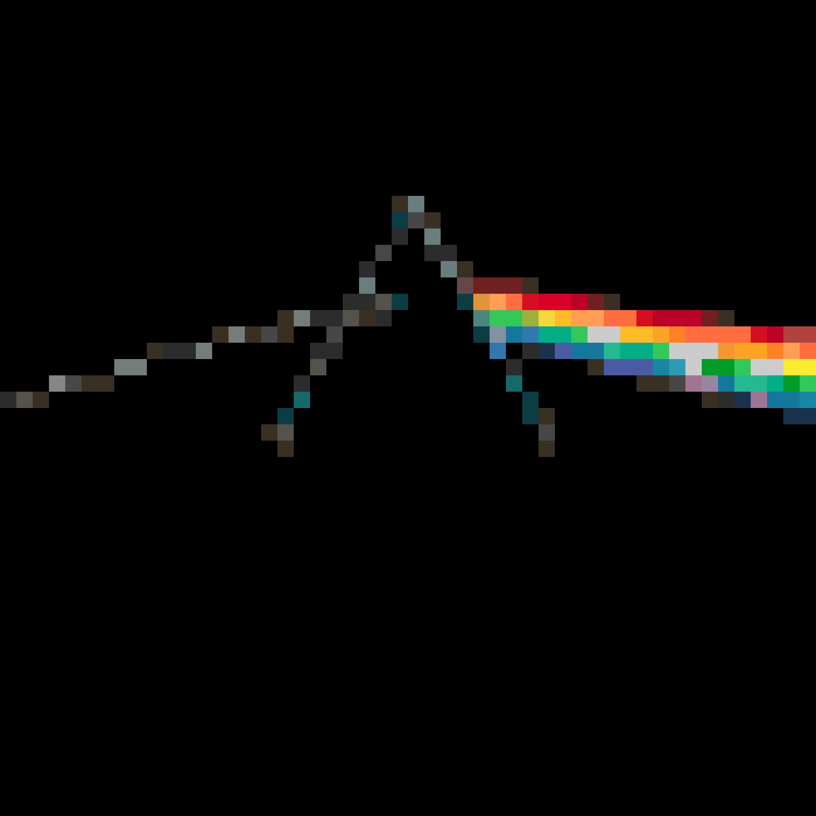 Dark Side of the Moon fuse bead pattern