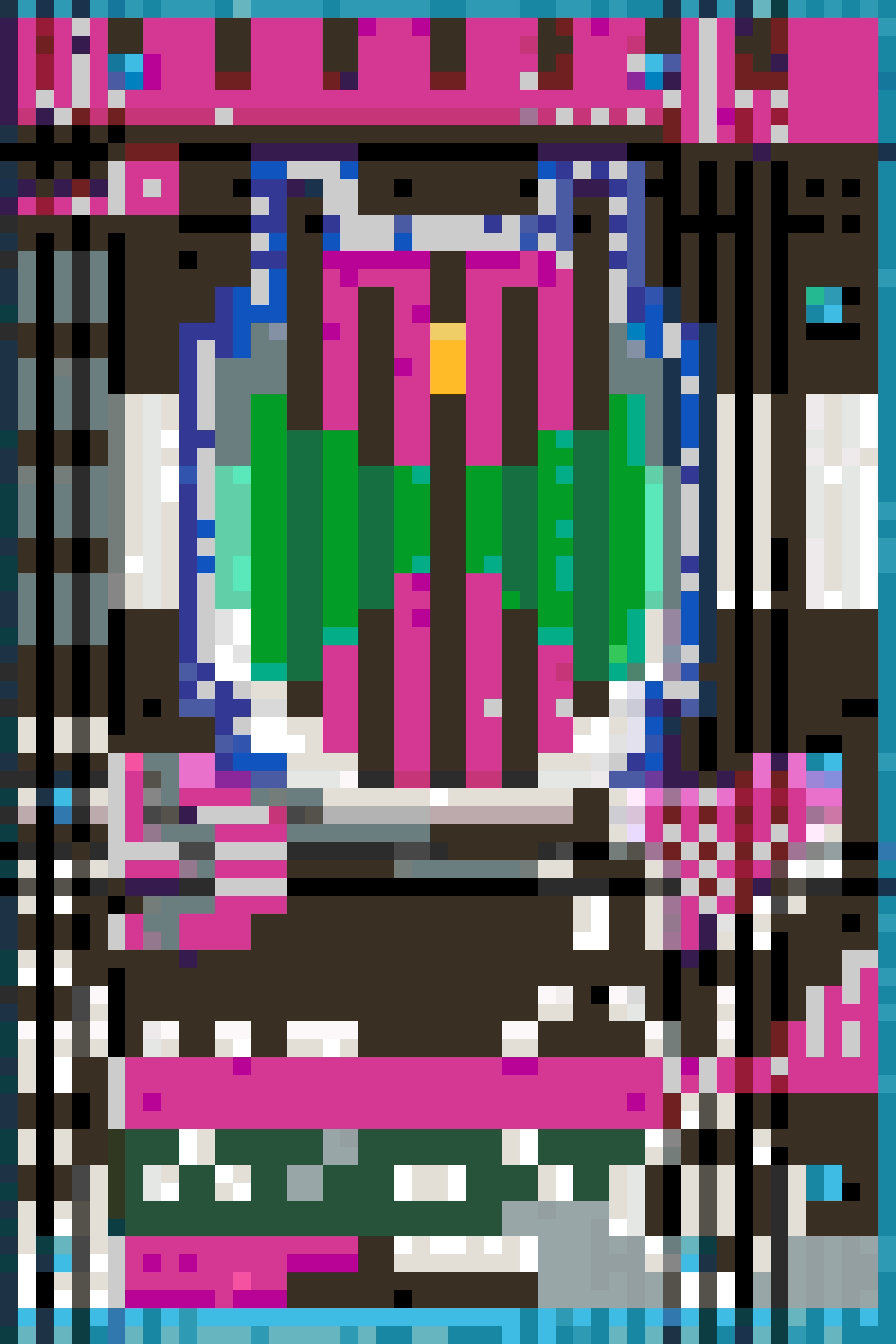 Decade fuse bead pattern