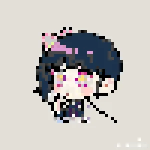 Demon Slayer Fuse Bead Pattern (Free Printable)