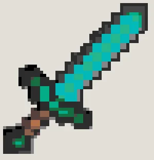 Diamond Sword 2 Patrón de Cuentas de Fusión (Imprimible Gratis)