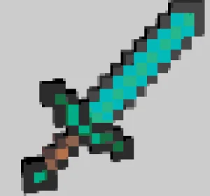 Diamond Sword 3 Patrón de Cuentas de Fusión (Imprimible Gratis)