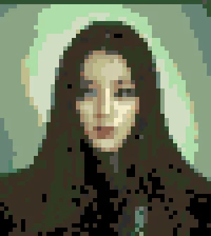 Dilraba 5 アイロンビーズ図案（無料プリント）