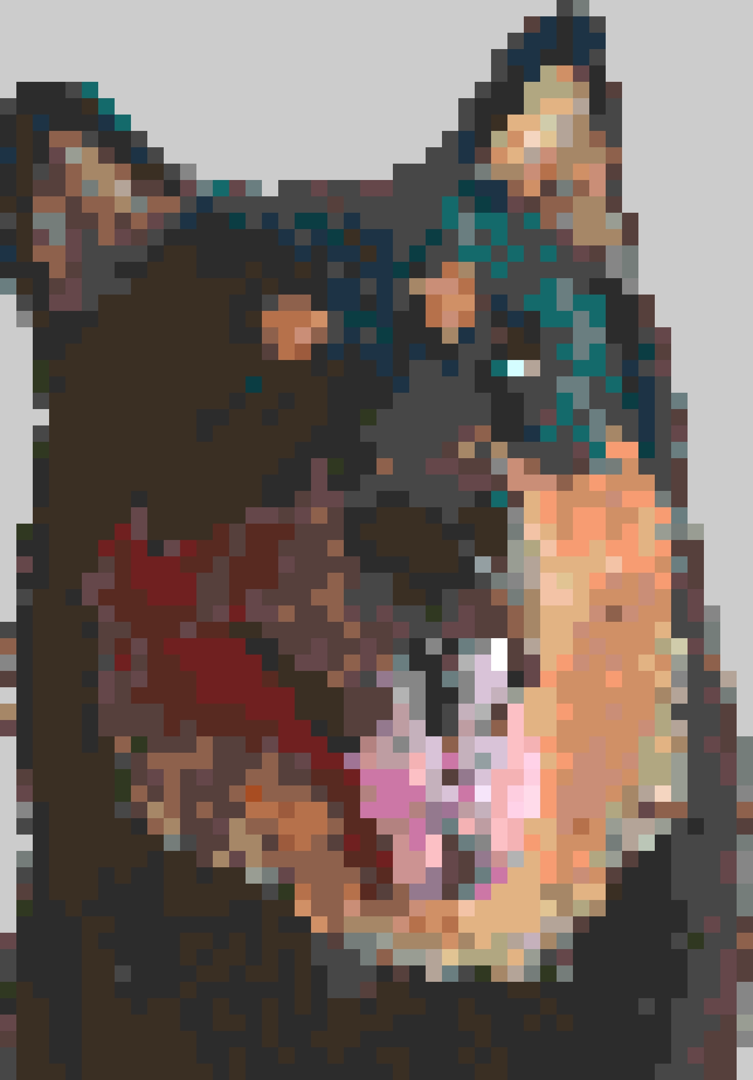 Dog fuse bead pattern