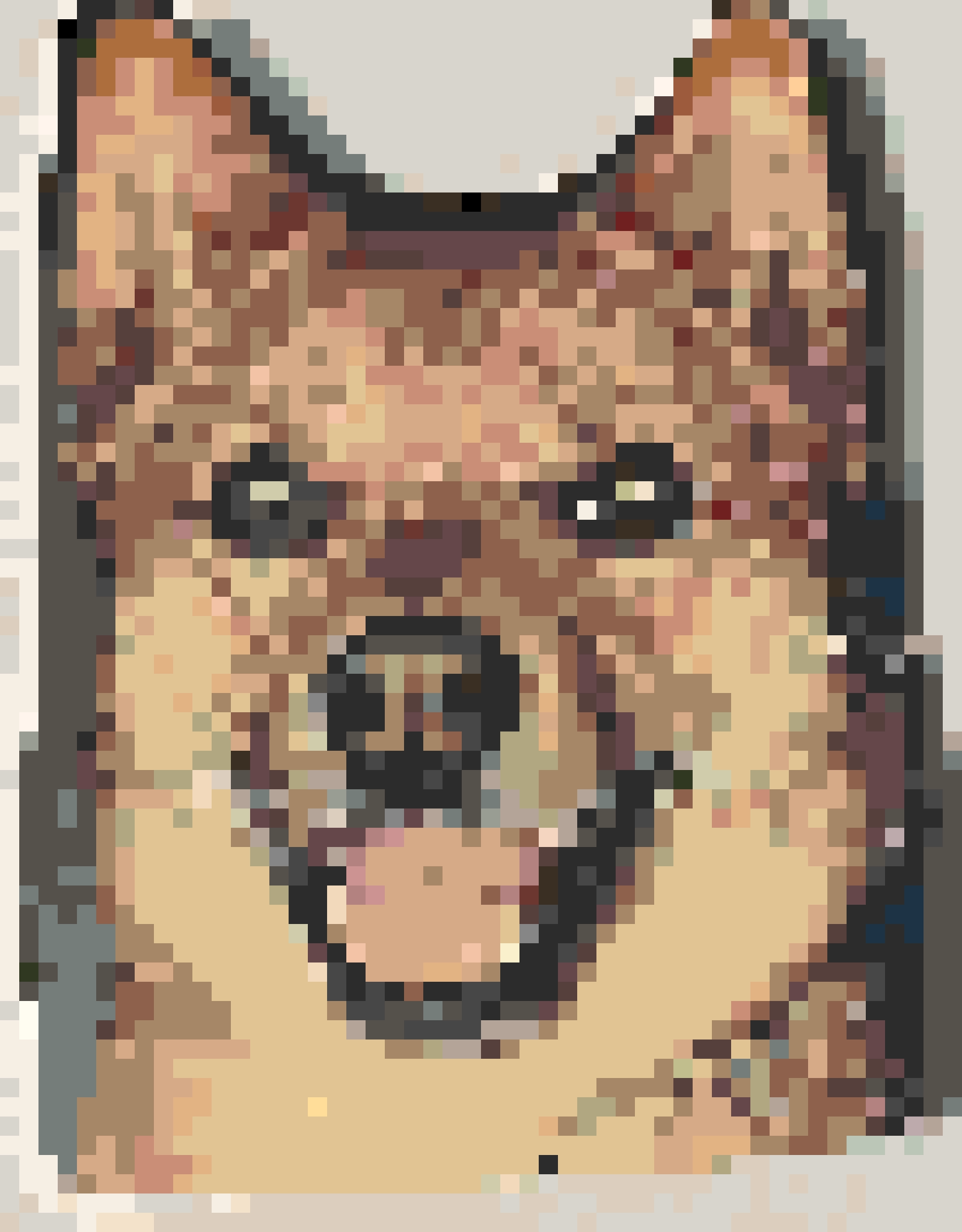 Dog fuse bead pattern