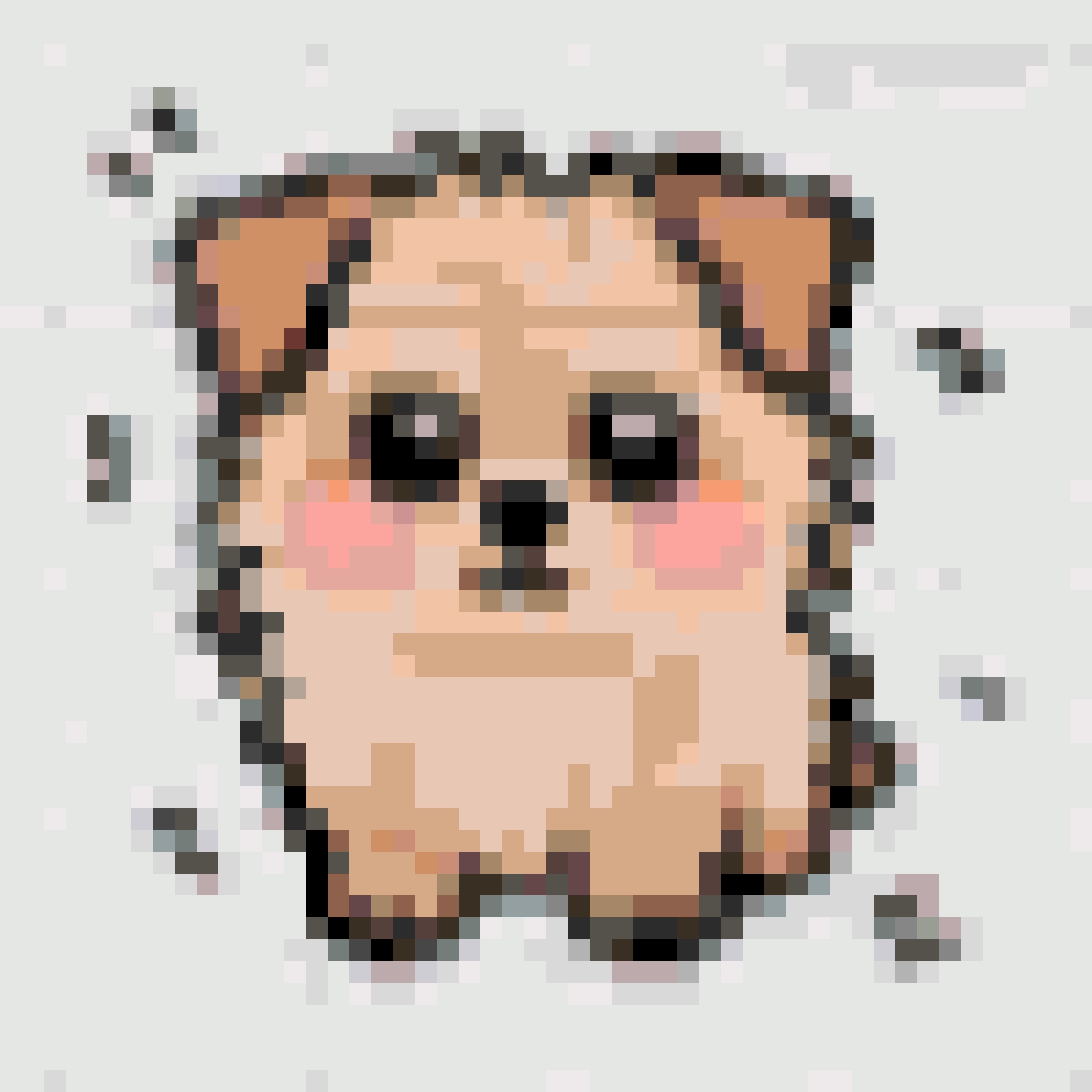 Doggy fuse bead pattern