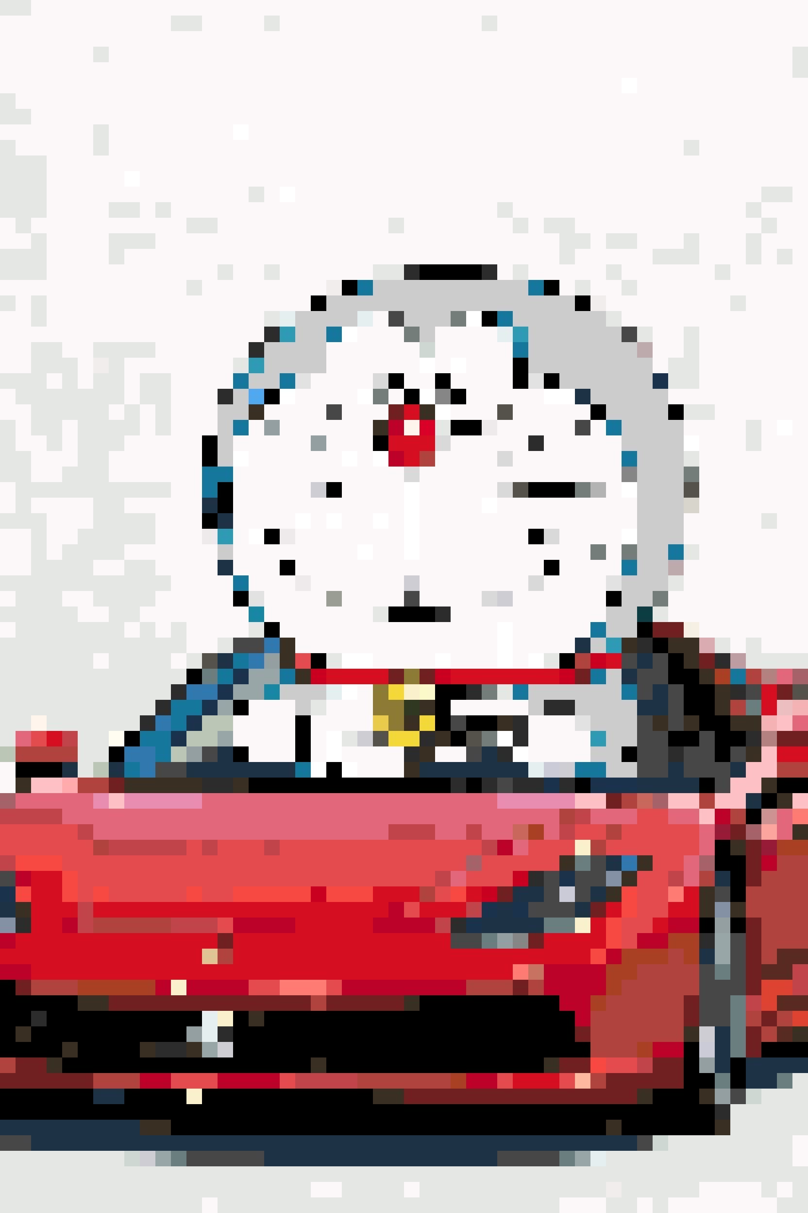 Doraemon Ferrari fuse bead pattern