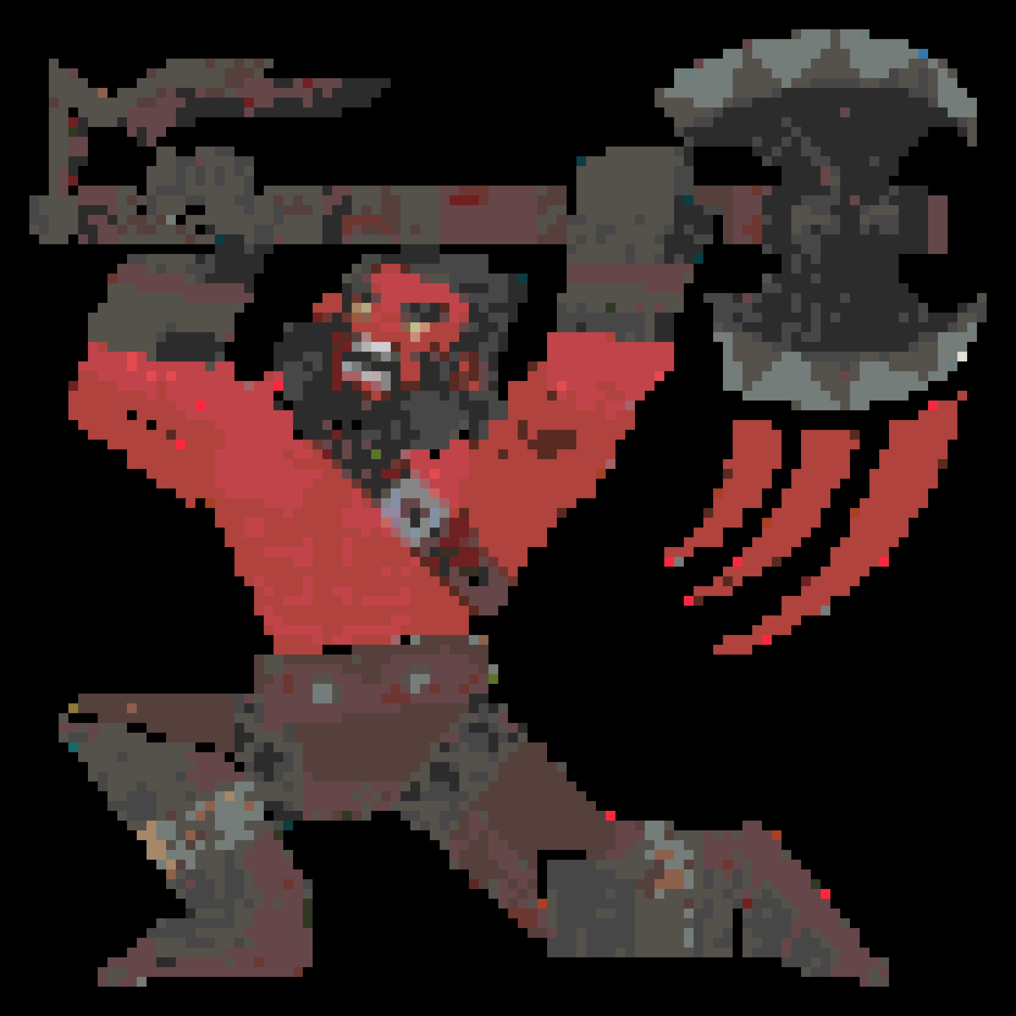 DOTA2 Axe fuse bead pattern