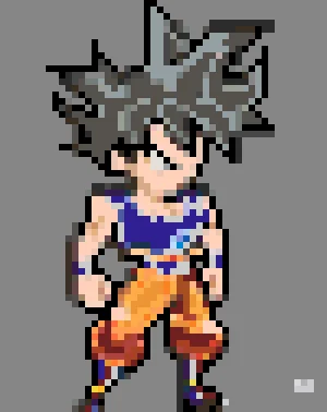 Dragon Ball 2 Fuse Bead Pattern (Free Printable)